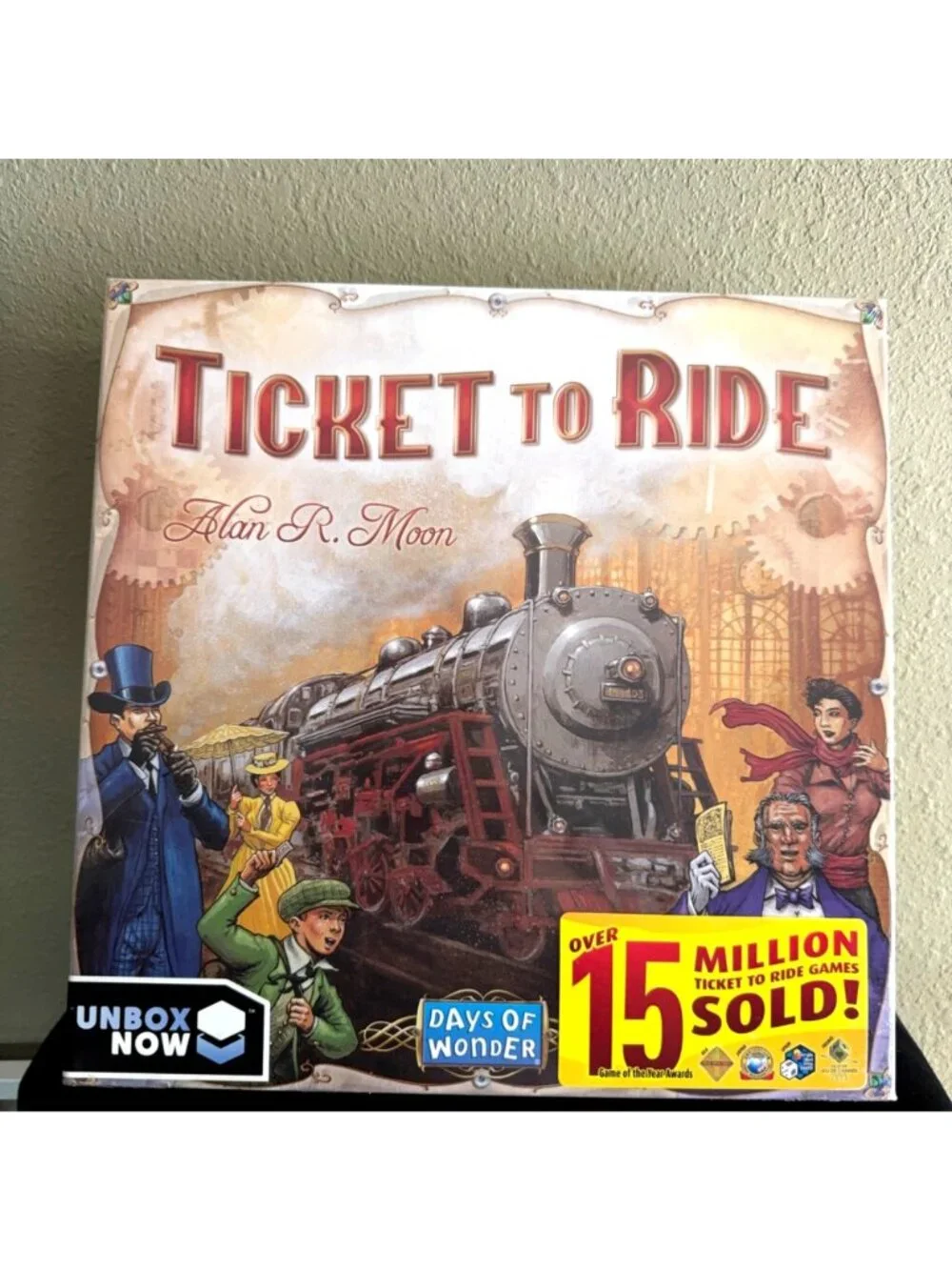 NIB Ticket to Ride game by Alan R. Moon, new in box board game complete