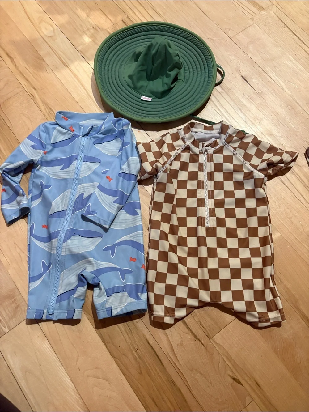 6-12 months swim set with hat