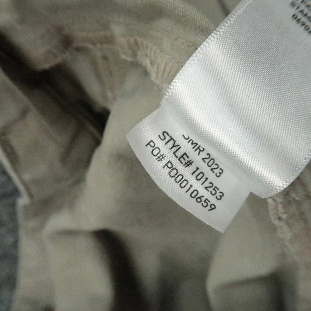Rhone Pants Mens 36x32 Green Gray Everyday Twill 5 Pocket Straight Zip