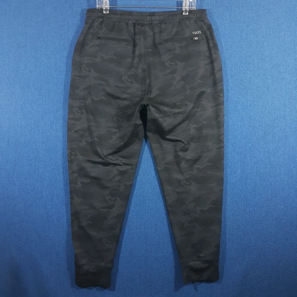 Vuori Jogger Pants Mens XL Inseam 28 Athletic Elastic Waist Camouflage Tapered