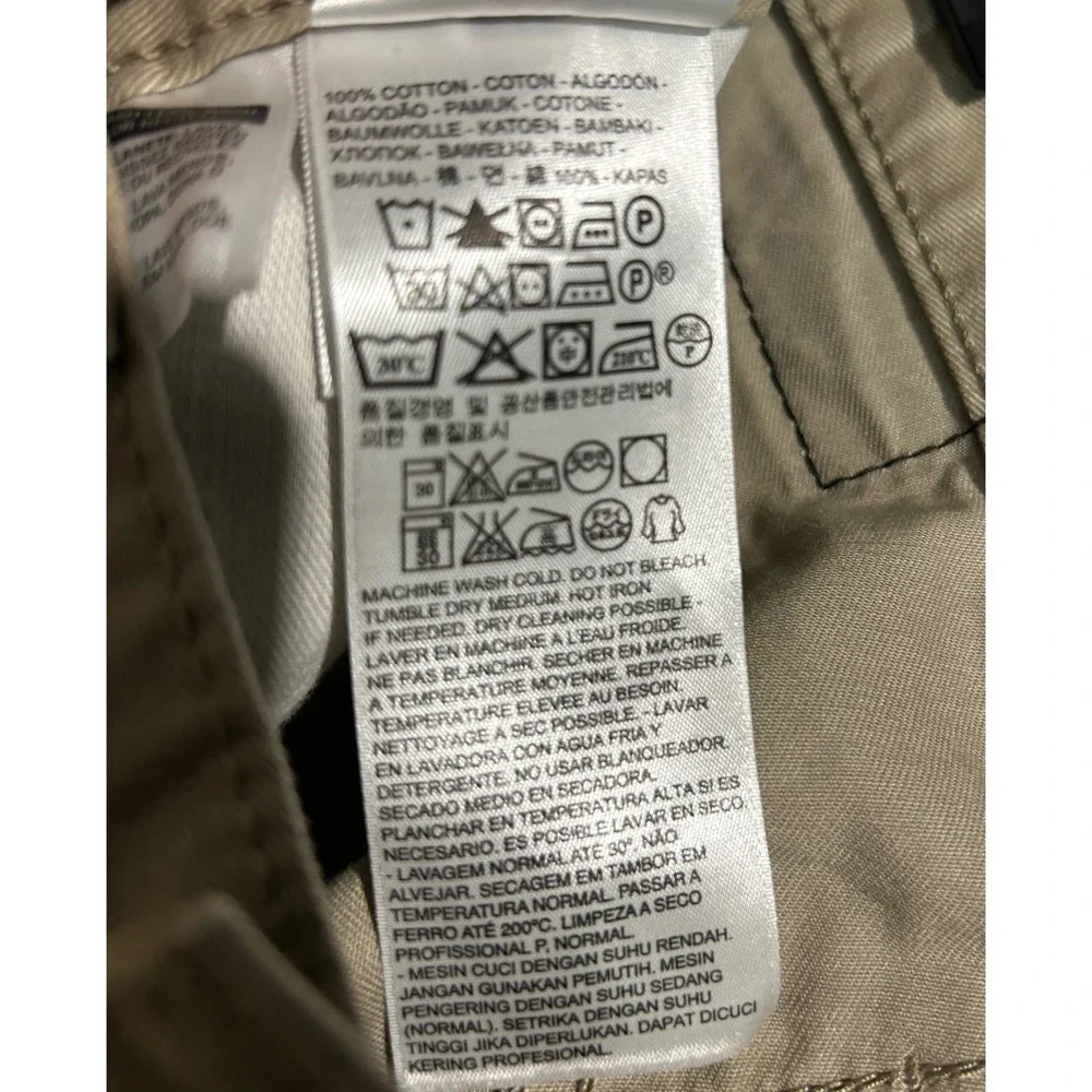 Levi Strauss 514 Straight Fit Pants Mens 29x30 Tan Khaki Cotton Twill Trousers