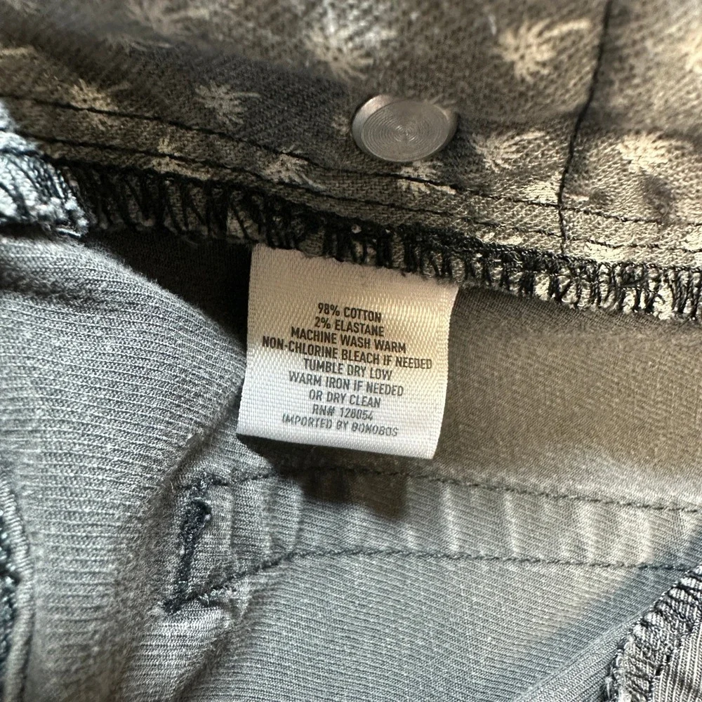 Bonobos Mens 35x30 Grey Five Pocket Cotton Twill Pants Charcoal Casual Trousers