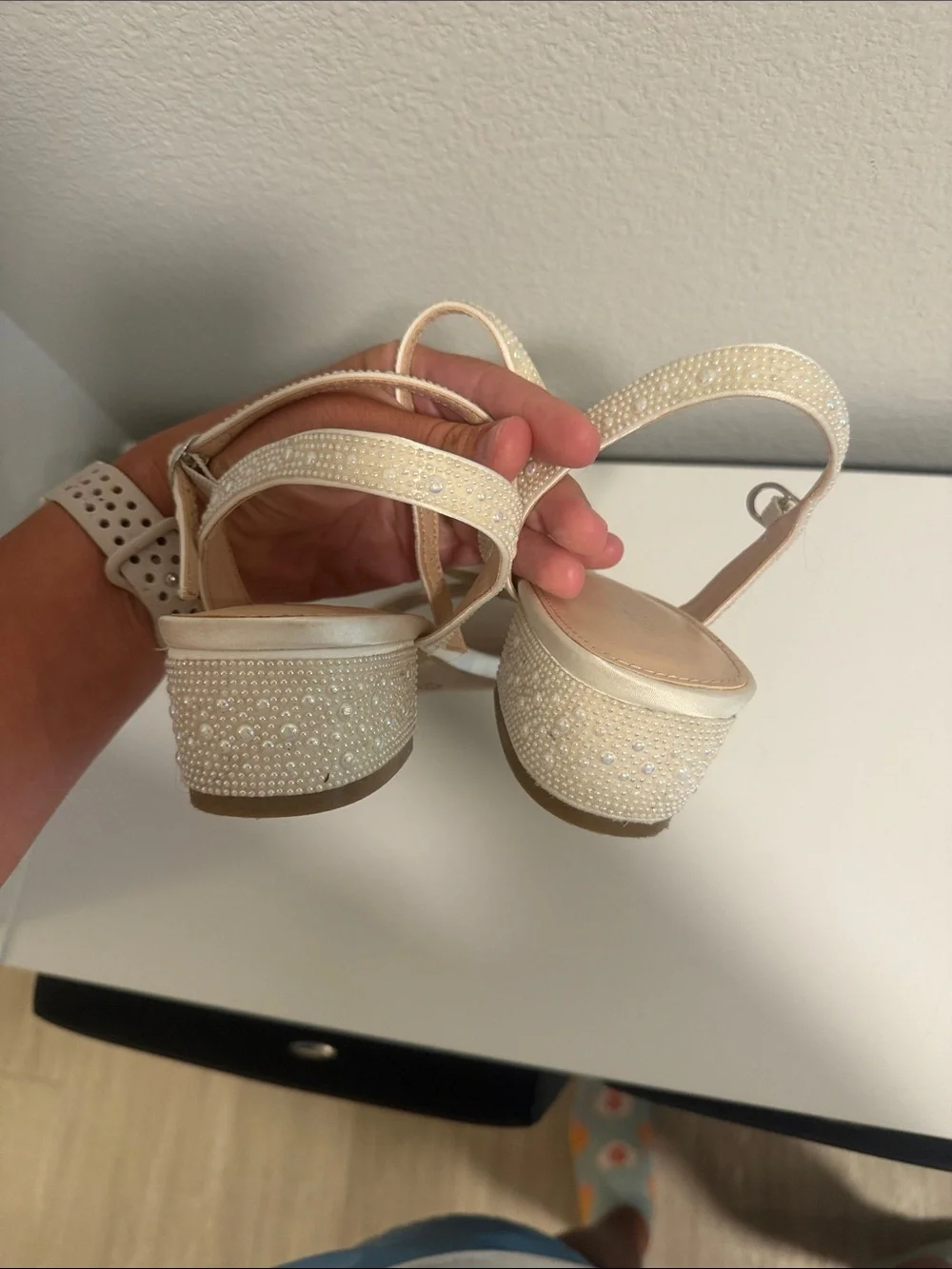 N/A champagne sandals
