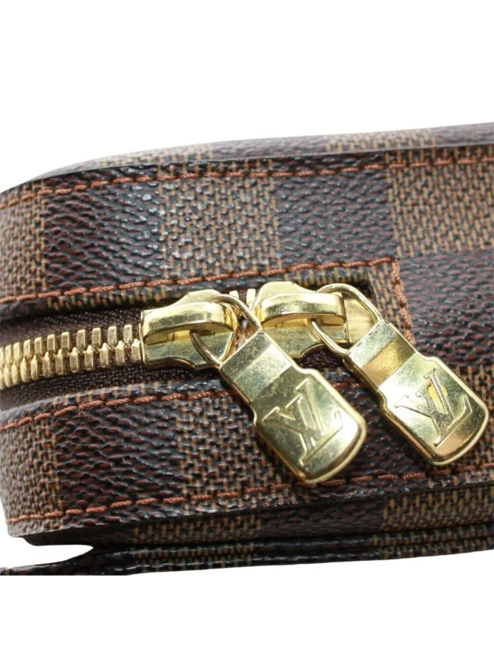 Louis Vuitton Belt Bag Damier Canvas Geronimos Ebene Brown