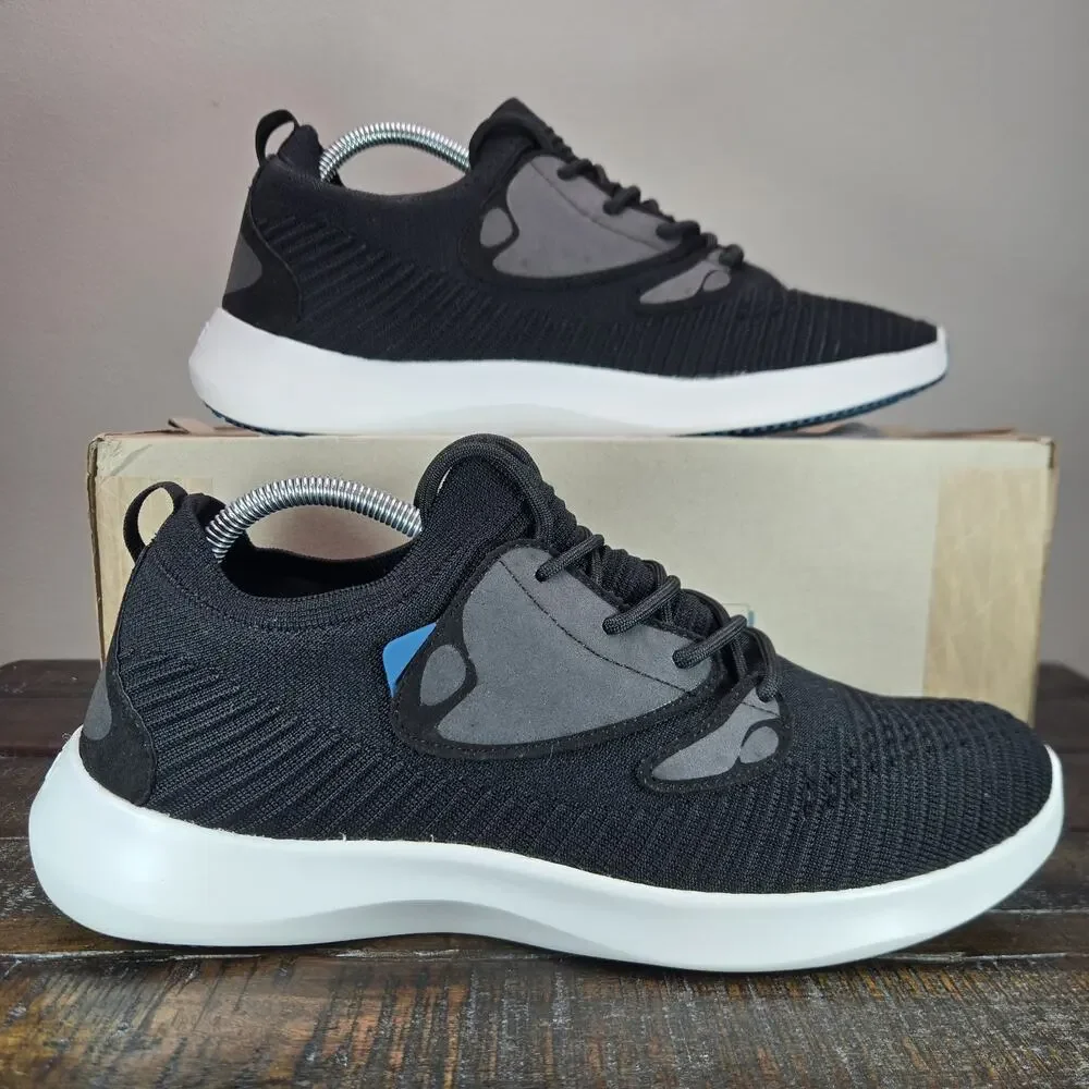 Vessi Everyday 2.0 Lace Up Mens Size 10 Waterproof Shoes Sneakers Onyx Black