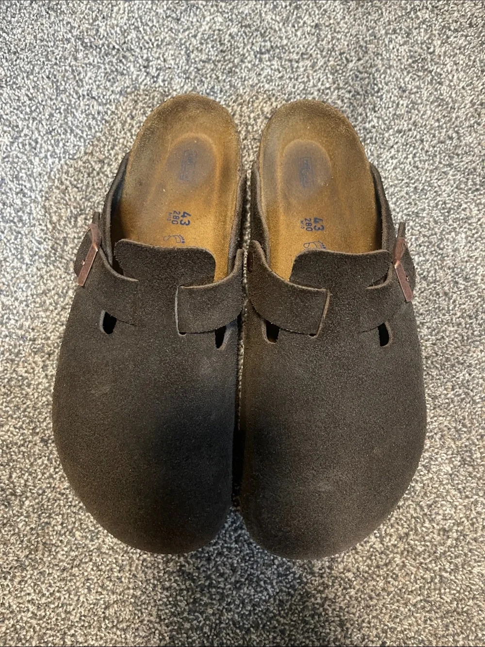 Birkenstock brown maybe clogs