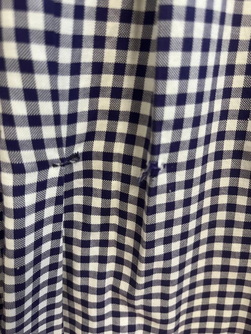 HUMAN WOMAN H.HOLIDAY Gingham Check Dress Navy