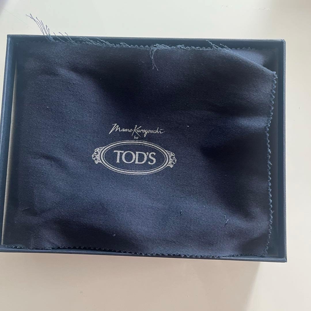 【Unused】TOD'S × Mame Kuroguchi Cord Embroidery Leather Tray