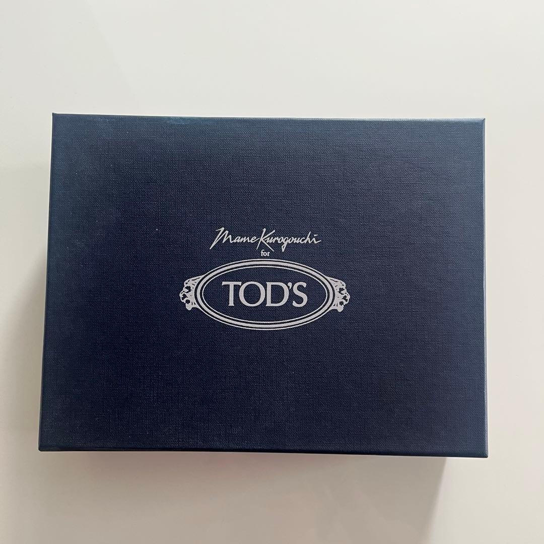 【Unused】TOD'S × Mame Kuroguchi Cord Embroidery Leather Tray